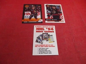 NHL '94 EA Sports Sega Genesis Hint Trading Card Insert Set of 3 - Picture 1 of 2