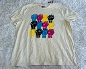 Black History Month Adult Unisex T shirt short sleeve Cream Size XXL - Picture 1 of 6