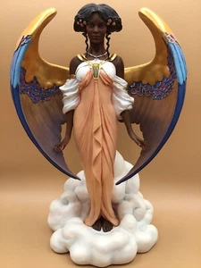 THOMAS BLACKSHEAR VISIONES DE ÉBANO AFROAMERICANO - ÁNGEL DE GRACIA CON CAJA - Imagen 1 de 8