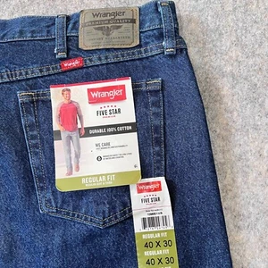 Wrangler Jeans Herren Regular Fit Denim Hose - Midnight Rinse (109650MR) 40 x 30 - Bild 1 von 14