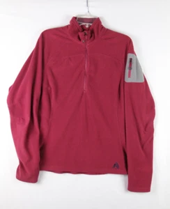 Eddie Bauer First Ascent Women's Large 1/2 Zip Fleece Magenta Pullover Jacket - Picture 1 of 8