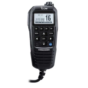 ICOM HM195 COMMAND MIC IV WITH WHITE BACKLIT LCD BLACK - Picture 1 of 1