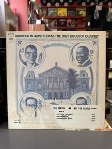 The Dave Brubeck Quartet Brubeck In Amsterdam LP Vinyl 1969 Promo - Picture 1 of 7