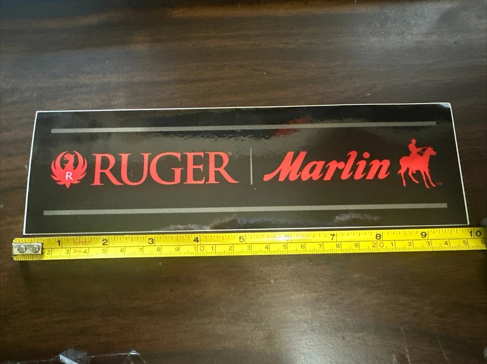 Ruger Marlin Rifle Pistol high Quality Vinyl Decal Sticker Shot Show 10” - Image 1 of 1