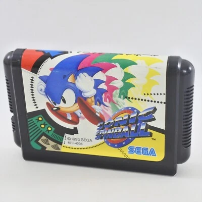 Mega Drive SONIC SPINBALL Spin Ball Cartridge Only Sega 2343 mdc - Image 1 of 4