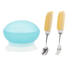 Anti Slip Artrite Parkinson Anziani Utensile Aids Mangiare Cucchiaio Forchetta
