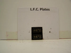 LFC GWR No 4872 cab side Number - Picture 1 of 1