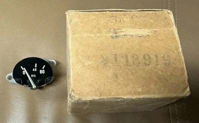 Nash Ambassador 1949/600 tablero interior manómetro de presión de aceite 3112919 24219 NOS 49 Foto 1 de 4