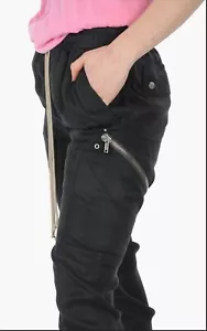 RICK OWENS Phlegethon Satin Cargo Joggers Pants - BNWT - Picture 1 of 13