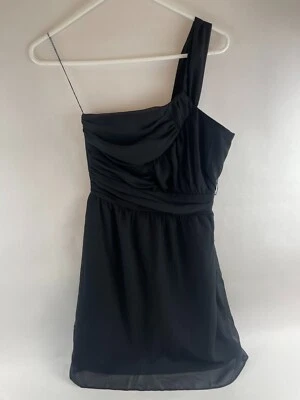 Vestido dELiA*s para mujer talla 3/4 negro un hombro por encima de la rodilla Foto 1 de 4