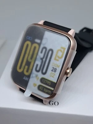 Smartwatch LIU JO LUXURY GO SWLJ046 Silicone Nero Rosè Touchscreen - Immagine 1 di 4