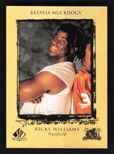1999 SP Top Prospects  #122 Ricky Williams  Batavia Muckdogs