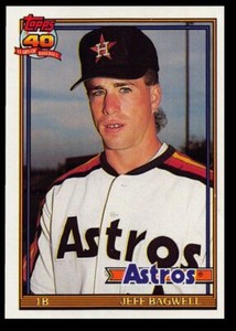 1991 Topps Traded Jeff Bagwell Rookie Houston Astros #4T
