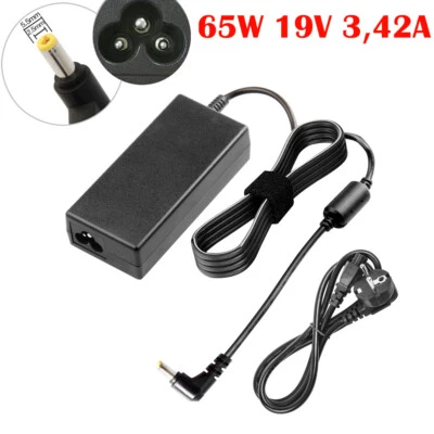 19V 3,42A 65W Notebook Laptop Netzteil Ladegeräte Ladekabel Für MEDION ASUS Acer - Bild 1 von 4