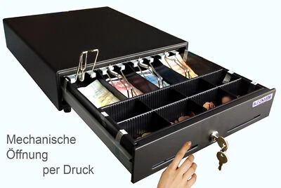 Mechanische Kassenschublade Touch-Kassenlade manuelle Öffnung B:350 x L:400👍 - Bild 1 von 4