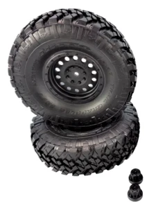Axial SCX10 II Deadbolt Räder und Reifen mit Nabenkappen - Bild 1 von 2
