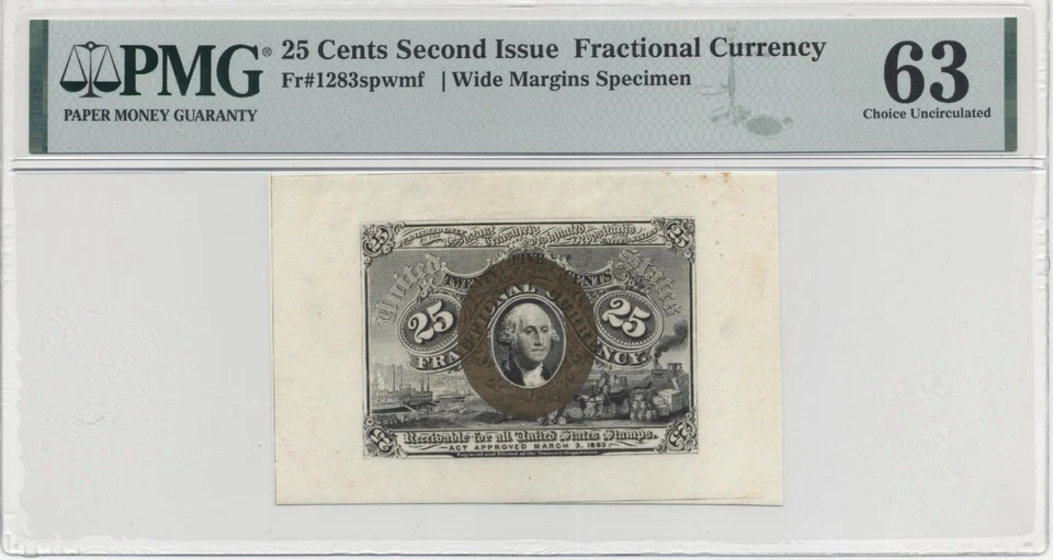Fr# 1283 spwmf PMG 63 Choice Unc. Very Hard to Find In these grades - Image 1 of 2