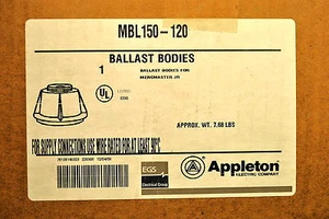Cuerpo de lastre de sodio de alta presión Appleton MBL150-120 para lugares peligrosos - Imagen 1 de 6
