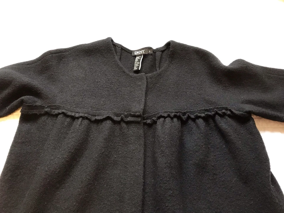 Vintage DKNY Babydoll Wool Sweater Y2K Size S Whimsigoth Grunge Fairy Cozy - Image 1 of 4