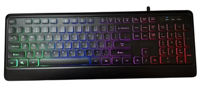 Havit KB251L RGB Multi Function Media Backlit Keyboard - Please See Pictures - Image 1 of 4