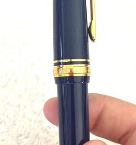 PLUMA ESTILOGRÁFICA AZUL MARINERO JAPÓN FUNDADA 1911 NUEVA EN CAJA ORO 14K NUEVA EN CAJA ¡VER TODO AHORA! - Imagen 1 de 5
