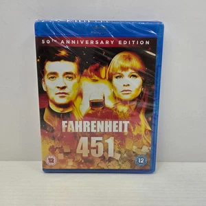 Fahrenheit 451 1966 Blu-Ray 50th Anniversary Edition New Sealed UK Region B - Imagen 1 de 2