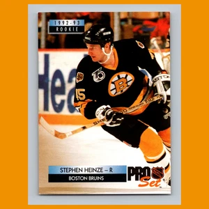 Stephen Heinze #220 1992-93 Pro Set Boston Bruins Hockey Card NHL - Picture 1 of 3