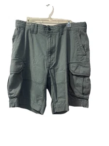 Vintage Polo Ralph Lauren Cargo Shorts Mens 40 TALL BLUE Army 90s Y2K Grunge - Picture 1 of 15