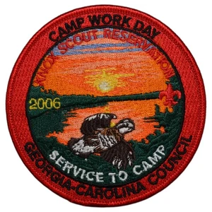 2006 Dixie Fellowship STAFF Patch Host Bob White Lodge 87 Georgia-Carolina RED - Picture 1 of 2