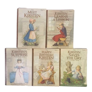 Vintage Kirsten Pleasant Company American Girl Puppenbücher Menge 5. Nr:1-5 - Bild 1 von 7