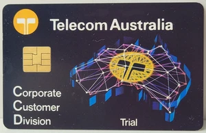 Australia Telecom Gemplus chip INPU internal field trial 1992 (GEM3) - Picture 1 of 2