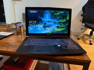 MSI Leopard Gaming Laptop GP62 7RD  i7-7700 16GB RAM 1TB HDD 128 M2 SSD GT 1050 - Picture 1 of 10