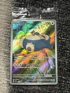 Snorlax 051 Sv: Scarlet & Violet Promo Cards Holo Sealed - Picture 1 of 2