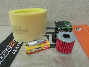 03-11 KAWASAKI KLF250 KLF 250 BAYOU TUNE UP KIT AIR FILTER OIL FILTER SPARK PLUG - Picture 1 of 1