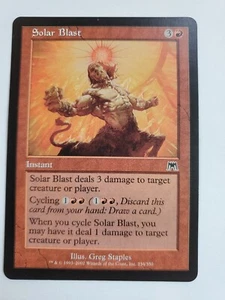MTG Magic The Gathering Card Solar Blast Instant Red Onslaught  - Picture 1 of 2