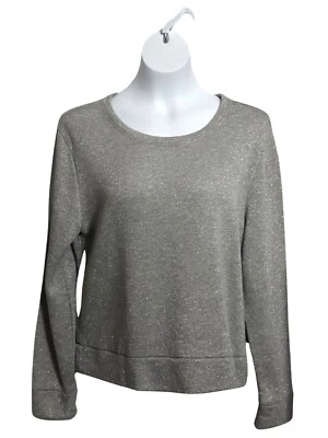 Camisa moletom gola redonda manga longa prata brilhante tamanho GG cabo e calibre - Imagem 1 de 4