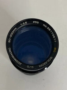 Soligor MC C/D Zoom+Macro 80-200mm 1:4.5 Lens AS IS UNTESTED F0 - Picture 1 of 4