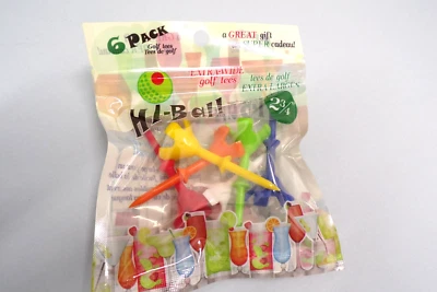 Набор из 6 очень широких больших футболок для гольфа Hi Ball 2 3/4 - Изображение 1 из 2