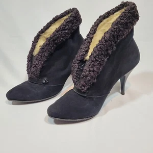 Fur Lined Vintage Alaskans by Kickerinos Women's Winter Shoes Size 8.5 - Picture 1 of 4