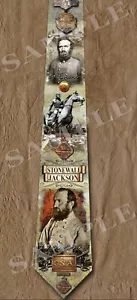 Cravatta da collo Stonewall Jackson Signature Series CSA a tema guerra civile americana - Foto 1 di 1