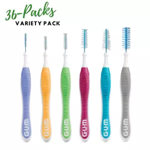 Limpiadores GUM Go-Between Proxabrush, paquete de variedad cepillos interdentales, paquete de 36/paquete - Imagen 1 de 3