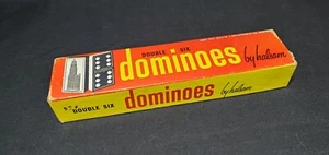 Juego de dominó vintage Halsam doble seis Empire State Building #623-W - Imagen 1 de 3