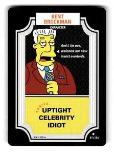 2003 Fox The Simpsons Trading Card Character Kent Brockman #41 C - Picture 1 of 4