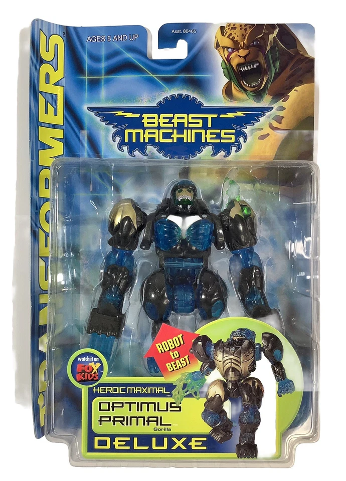 HASBRO 90s Transformers Beast Machines Optimus Primal Action Figure Toy SEALED - Image 1 of 4