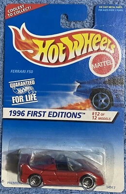 Hot wheels hotwheels 1996 First Edition #12 Ferrari F50- preowned - image 1 of 2
