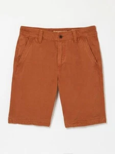 BNWT Mens Fat Face 100% Cotton Cove Flat Front Shorts Size 34" Waist - Picture 1 of 2