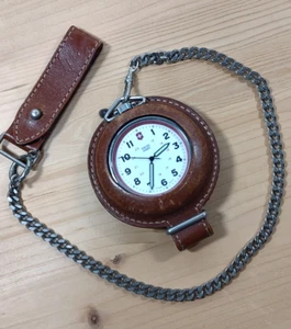 Swiss Army Pocket Watch Unlimited II with chain and leather - Picture 1 of 9