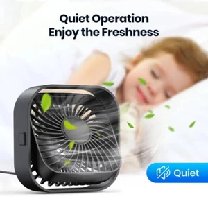 Topk usb tragbarer mini ventilator, tisch persönlicher elektrischer lüfter tisch - Bild 1 von 11