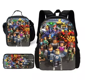 Cartoon Game Roblox School Bag Backpack For Kids - Picture 1 of 2