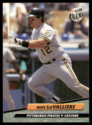 Mike LaValliere 1992 Fleer Ultra #254 Pittsburgh Pirates - Image 1 of 2